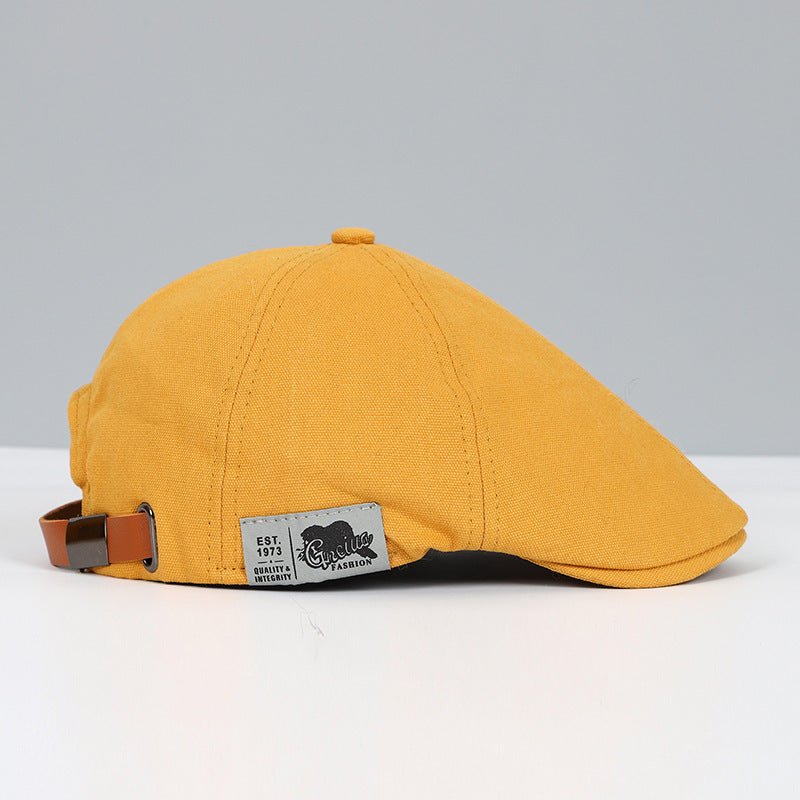 Nowoczesny Miejski Beret – Bastien-Żółty-Trend Polska