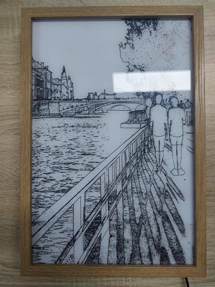 Obraz LED – Luminza-Most-23x17cm-Trend Polska