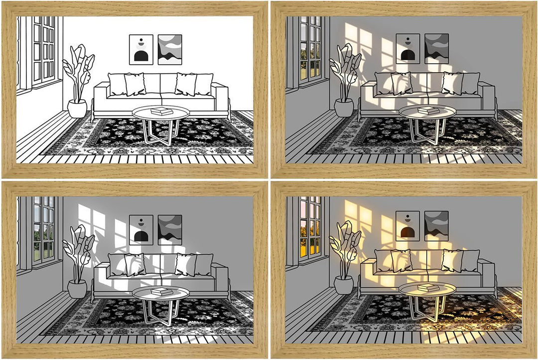 Obraz LED – Luminza-Okno-23x17cm-Trend Polska