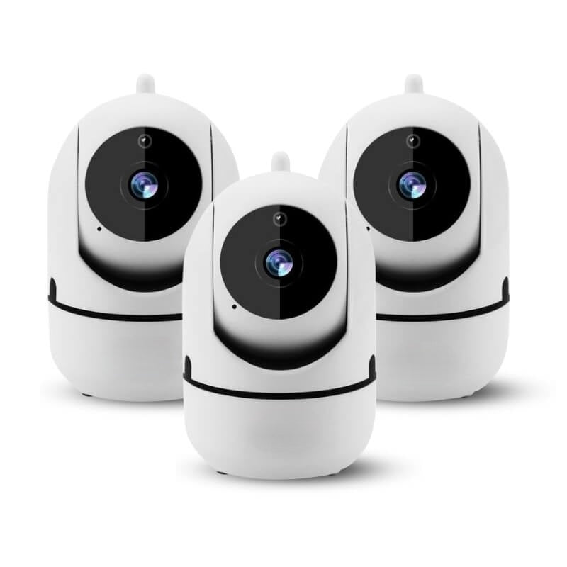 Obrotowa kamera WiFi do wnętrz – HomeView Mini-Biały-3 szt-Trend Polska