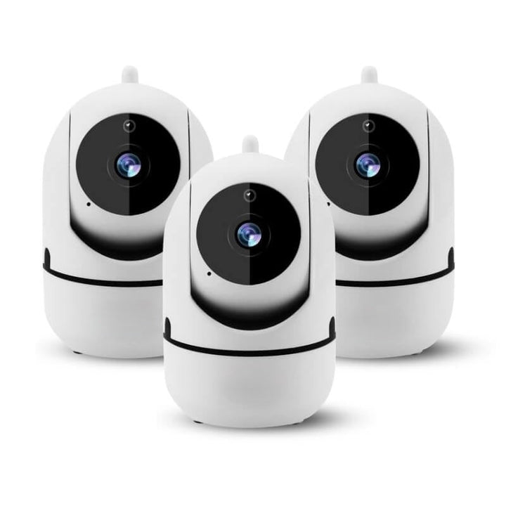 Obrotowa kamera WiFi do wnętrz – HomeView Mini-Biały-3 szt-Trend Polska