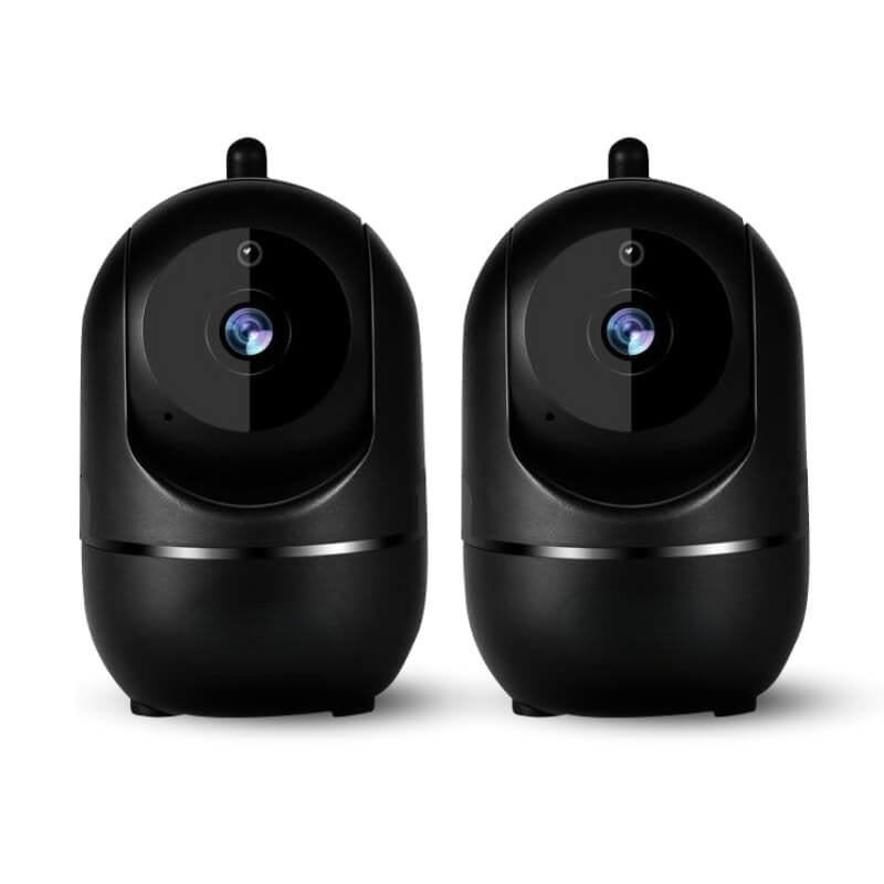 Obrotowa kamera WiFi do wnętrz – HomeView Mini-Czarny-2 szt-Trend Polska