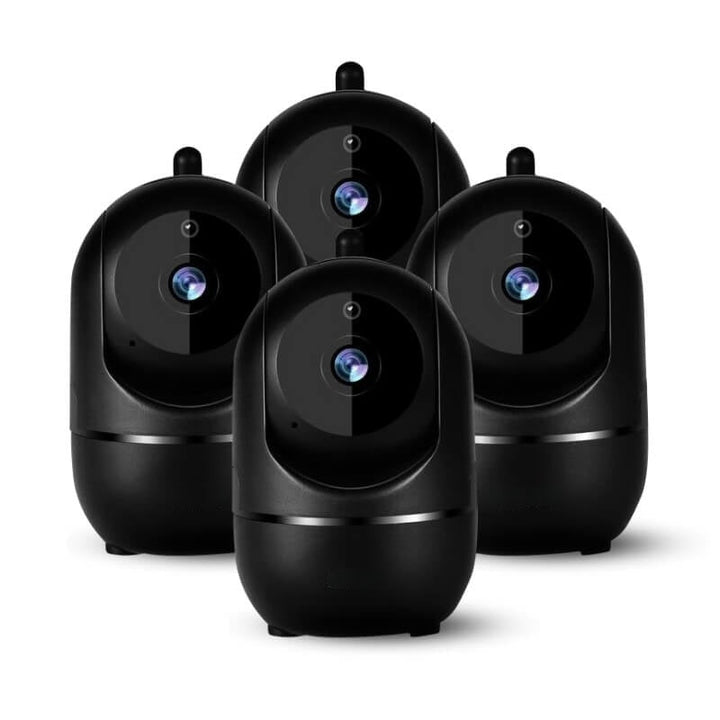 Obrotowa kamera WiFi do wnętrz – HomeView Mini-Czarny-4 szt-Trend Polska