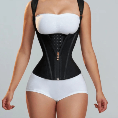 Odchudzający kształtujący body z wygodą i stylem - Noémie-Czarny-XS-Trend Polska