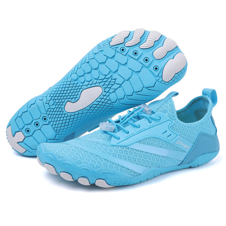 Oddychające i antypoślizgowe dla kobiet i mężczyzn - Buty barefoot FlexStep-niebieski-35-Trend Polska