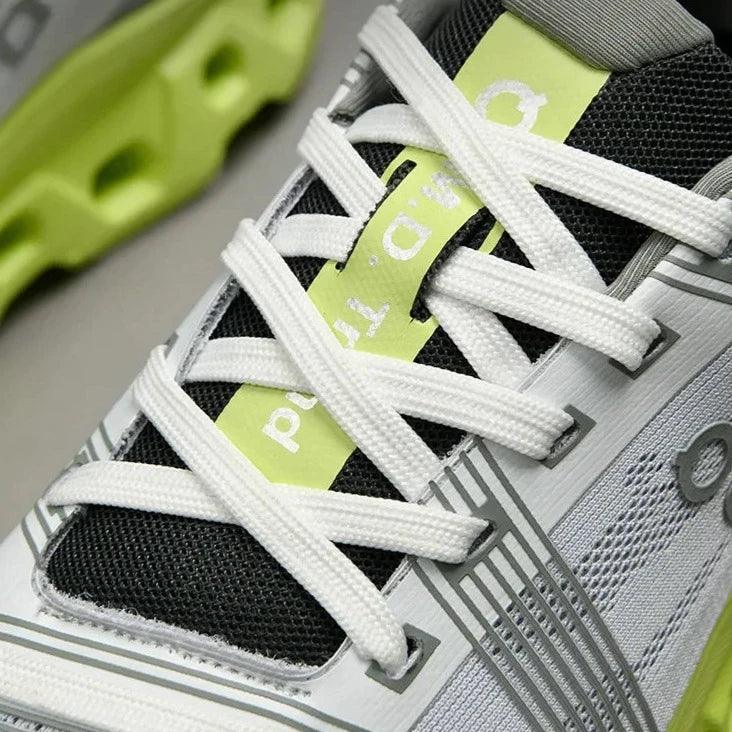 Oddychające i lekkie męskie sneakersy na czas wolny i sport – Milo-Szaryzielony-45-Trend Polska