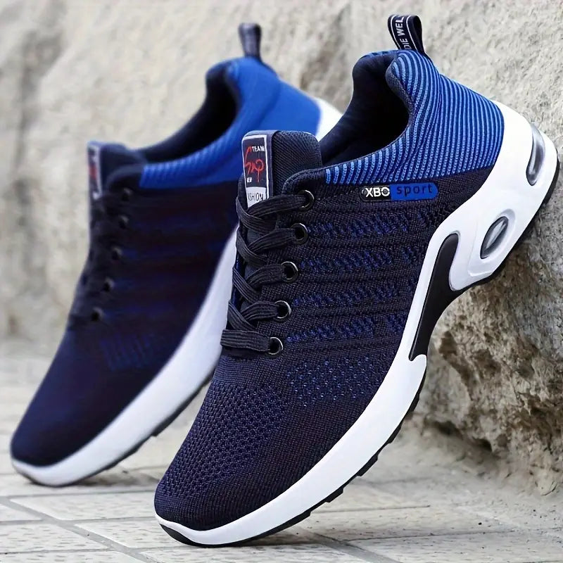 Oddychające męskie buty do biegania – Orion-Niebieski-39-Trend Polska