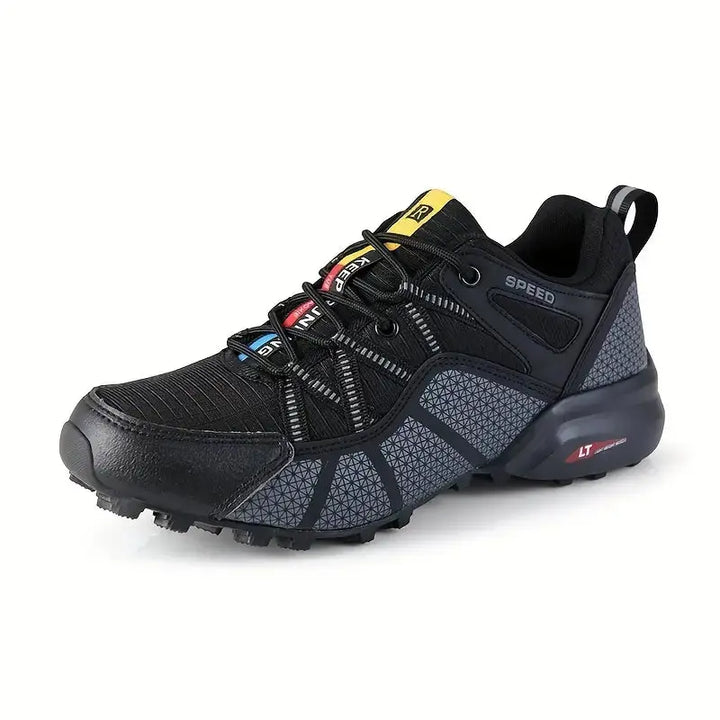 Oddychające męskie buty trekkingowe z wsparciem i komfortem – TrailStep Pro-Czarny-39-Trend Polska