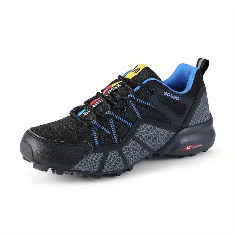 Oddychające męskie buty trekkingowe z wsparciem i komfortem – TrailStep Pro-Niebieski-39-Trend Polska
