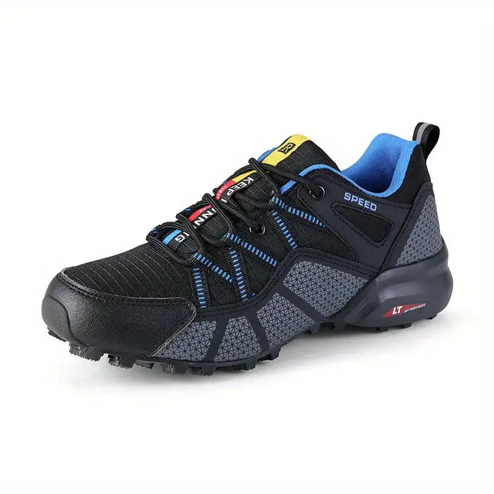 Oddychające męskie buty trekkingowe z wsparciem i komfortem – TrailStep Pro-Niebieski-39-Trend Polska