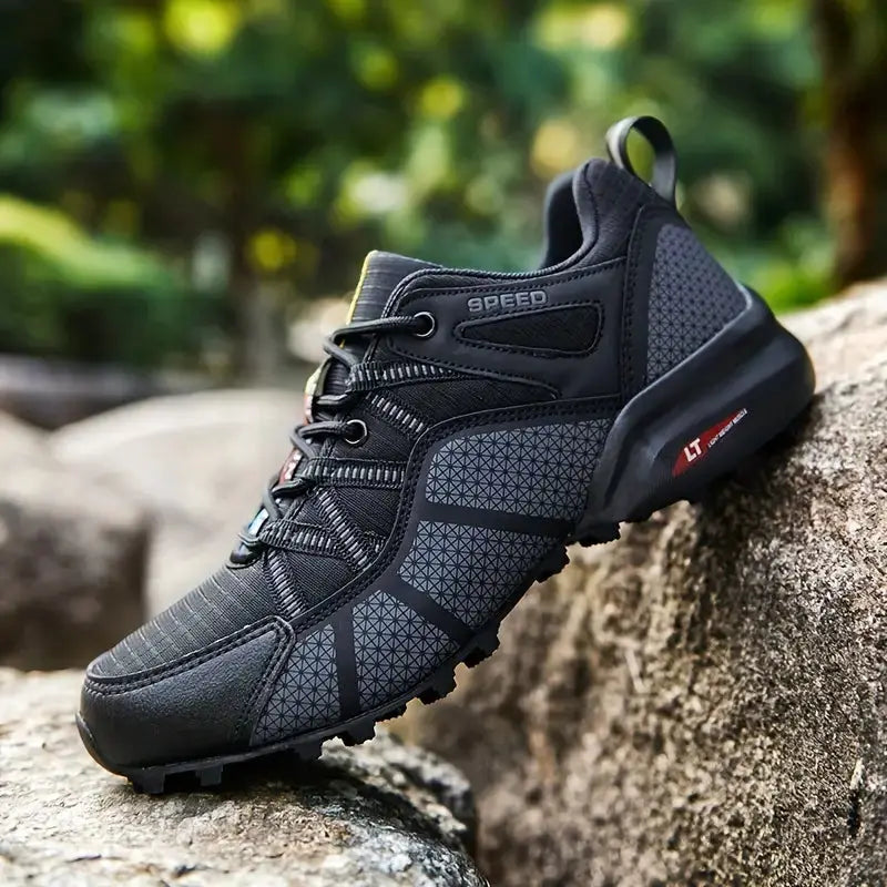 Oddychające męskie buty trekkingowe z wsparciem i komfortem – TrailStep Pro-Niebieski-39-Trend Polska