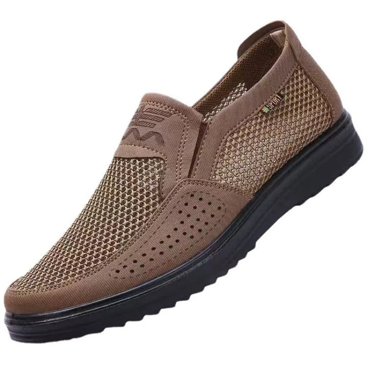 Oddychające męskie letnie buty z lekkim komfortem i stylem – Jaron-Szary-38-Trend Polska