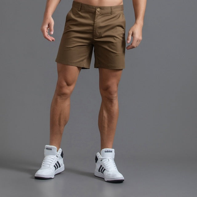Oddychające szorty chino z bawełny – Sandro-Braun-S-Trend Polska