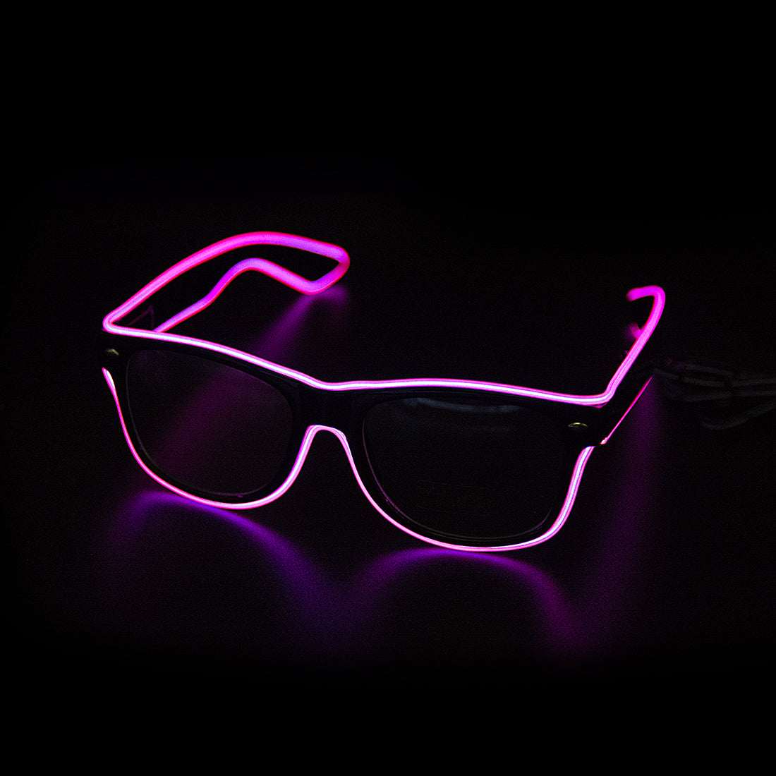 Oplichtende Neon Bril - LumaGlow-Różowy-Trend Polska