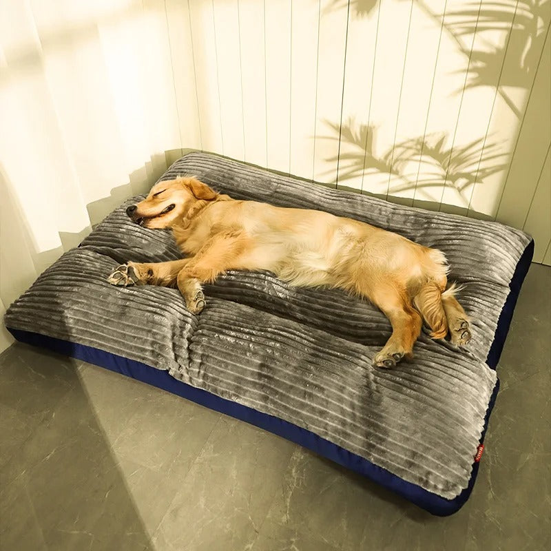 Orthopedyczna poduszka dla psa z odpinanym pokrowcem - SnuggleRest-Szary-L-Trend Polska