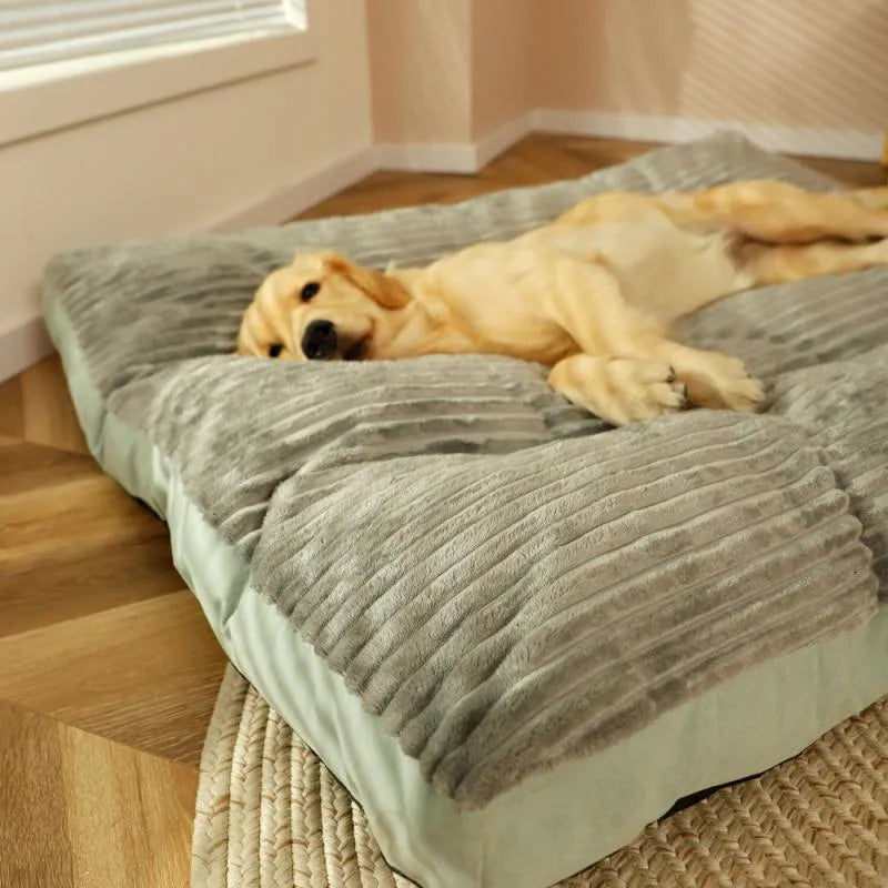 Orthopedyczna poduszka dla psa z odpinanym pokrowcem - SnuggleRest-Szary-L-Trend Polska