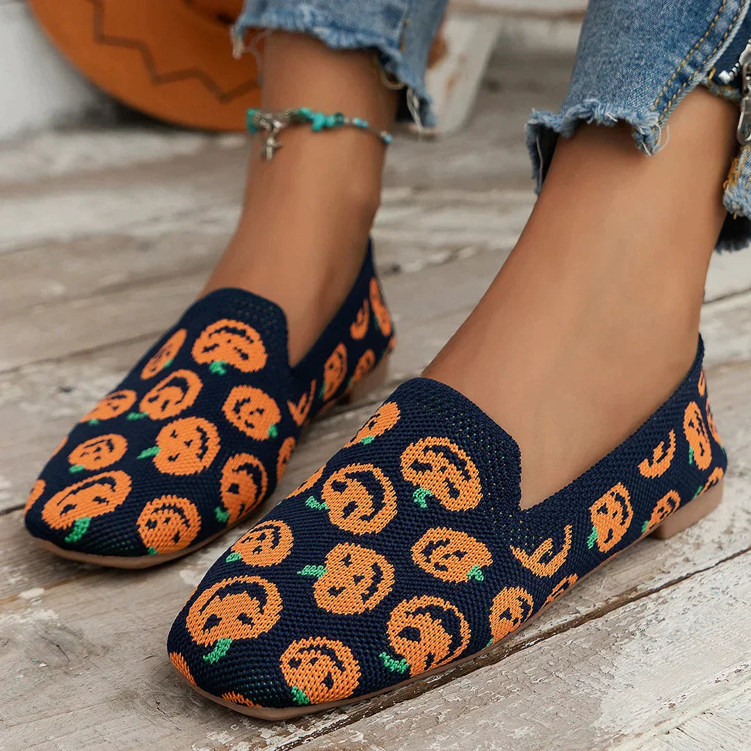 Orthopedyczne Antypoślizgowe Płaskie Buty - Isabella-Pompoenhoofd-35-Trend Polska