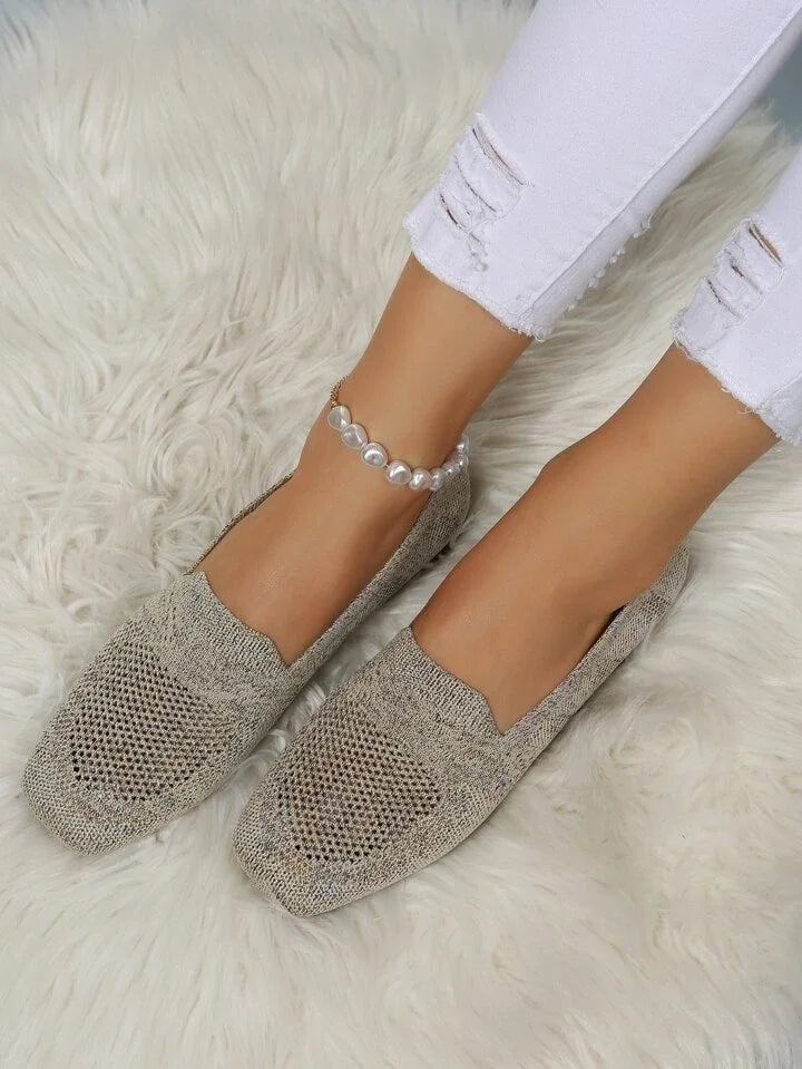 Orthopedyczne Antypoślizgowe Płaskie Buty - Isabella-Czarny-35-Trend Polska