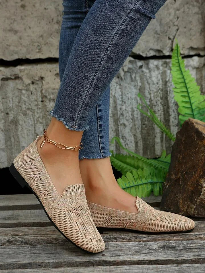 Orthopedyczne Antypoślizgowe Płaskie Buty - Isabella-Czarny-35-Trend Polska
