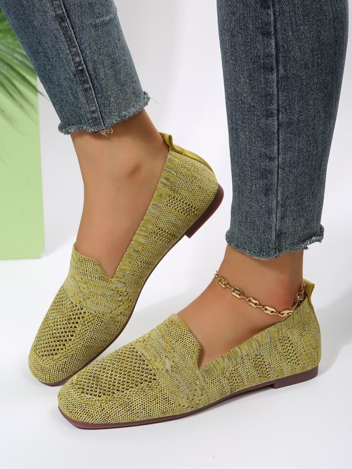 Orthopedyczne Antypoślizgowe Płaskie Buty - Isabella-Zielony-35-Trend Polska