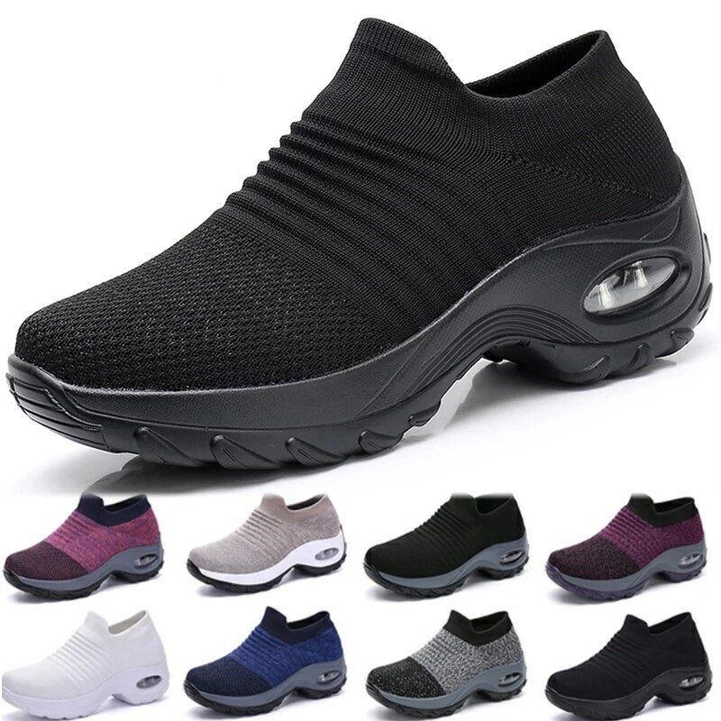 Orthopedyczne buty biegowe Hypersoft dla kobiet – Eliana-Czarny-35-Trend Polska