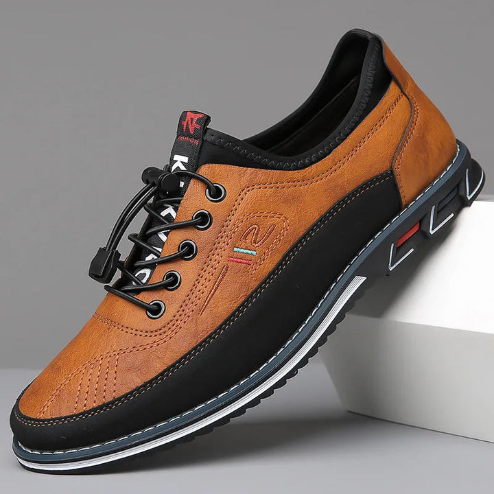 Orthopedyczne buty męskie Oxford - Elias-Brązowy-38-Trend Polska