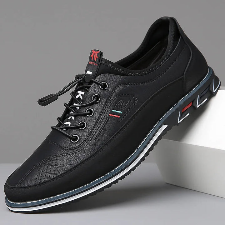 Orthopedyczne buty męskie Oxford - Elias-Czarny-38-Trend Polska