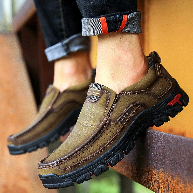 Orthopedyczne męskie buty trekkingowe – Erik-Czarny-39-Trend Polska