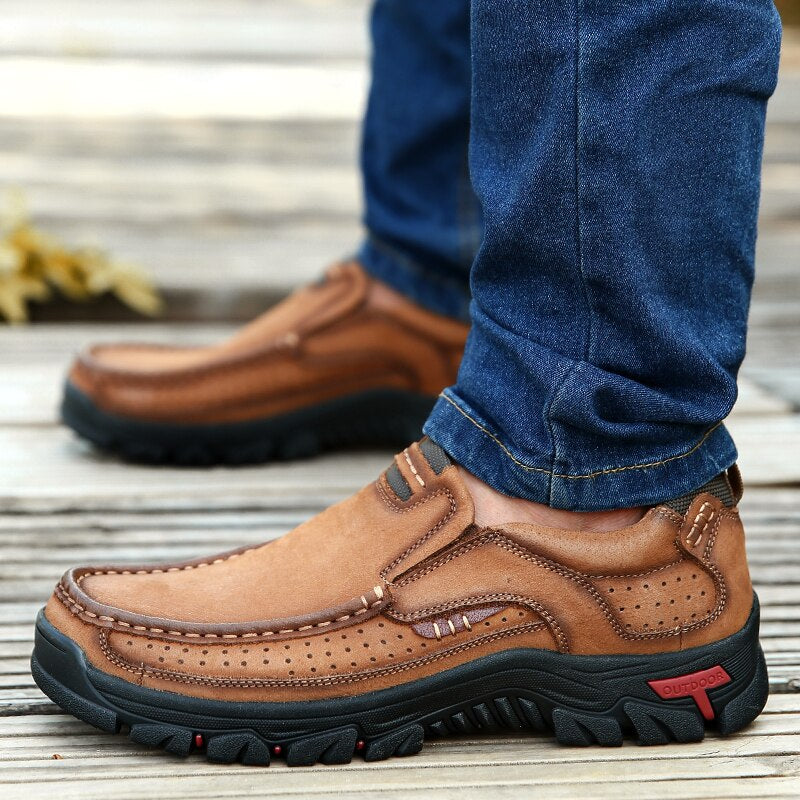 Orthopedyczne męskie buty trekkingowe – Erik-Czarny-39-Trend Polska