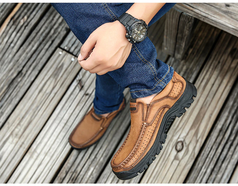 Orthopedyczne męskie buty trekkingowe – Erik-Czarny-39-Trend Polska