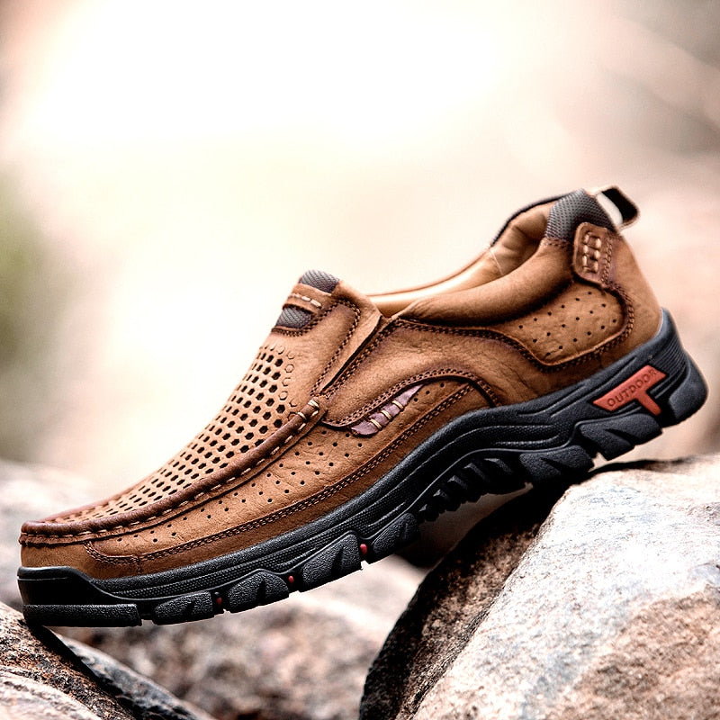 Orthopedyczne męskie buty trekkingowe – Erik-Czarny-39-Trend Polska