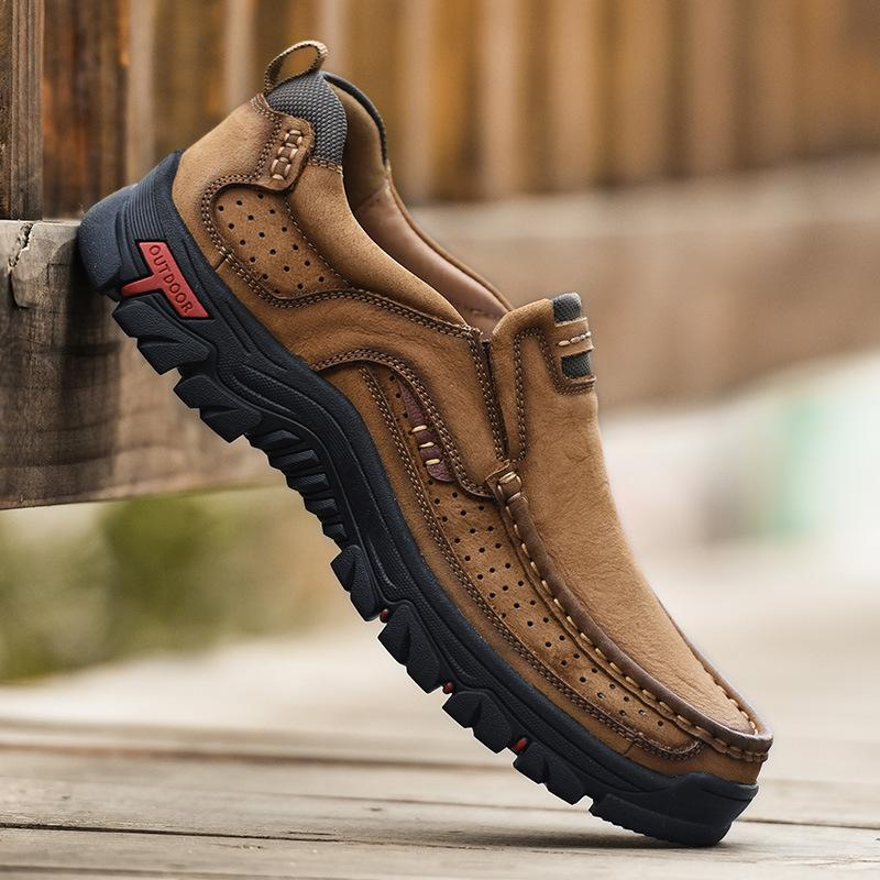 Orthopedyczne męskie buty trekkingowe – Erik-Czarny-39-Trend Polska