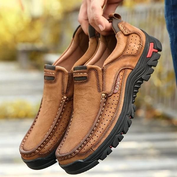 Orthopedyczne męskie buty trekkingowe – Erik-Czarny-39-Trend Polska