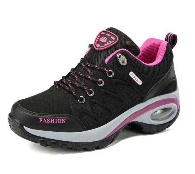 Ortopediczne damskie buty do chodzenia - Alessa-Czarny-35-Trend Polska
