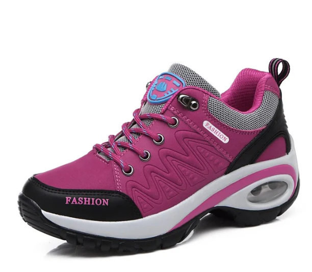 Ortopediczne damskie buty do chodzenia - Alessa-Różowy-35-Trend Polska