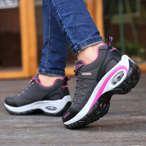 Ortopediczne damskie buty do chodzenia - Alessa-Szary-35-Trend Polska