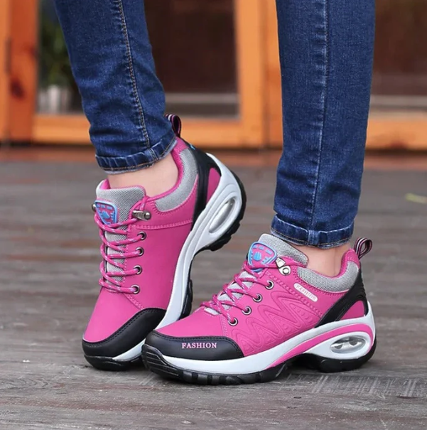 Ortopediczne damskie buty do chodzenia - Alessa-Szary-35-Trend Polska