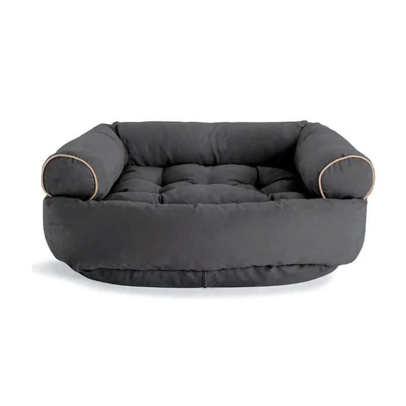 Ortopedyczna kanapa dla psów z miękkim wypełnieniem - CalmPaw Sofa-ciemnoszary-S-Trend Polska