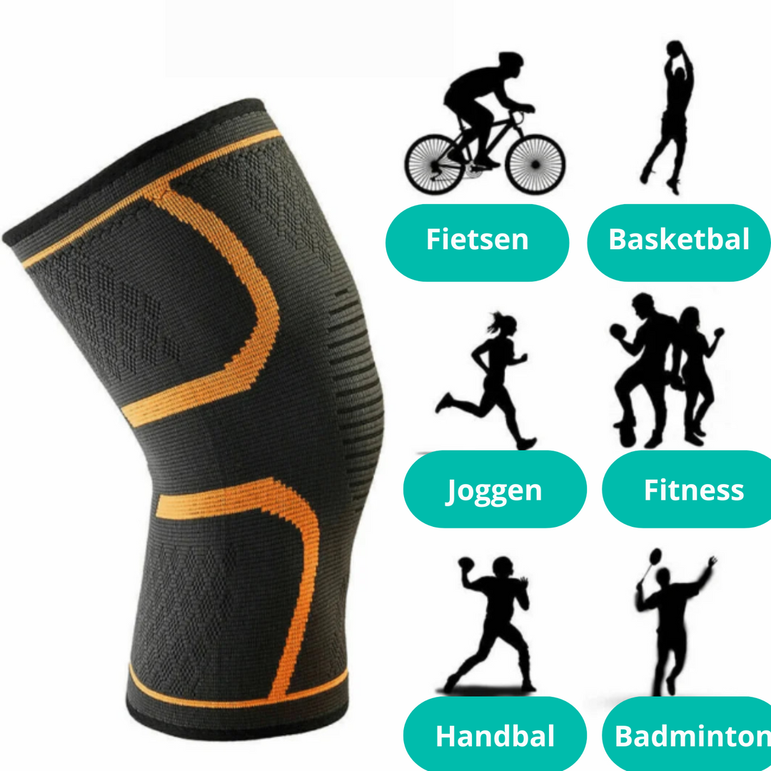 Ortopedyczna opaska na kolano - FlexiKnee Pro-1 Sztuka-Maangrijs-S-Trend Polska