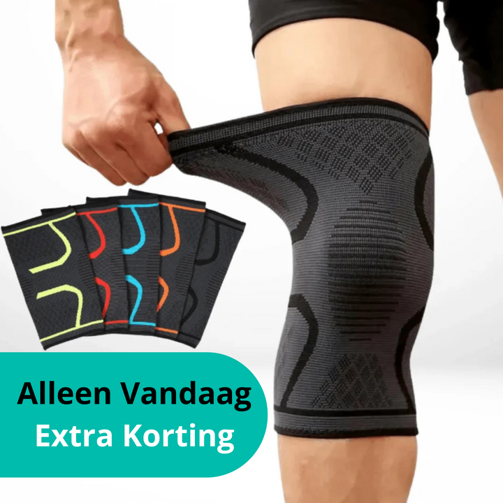Ortopedyczna opaska na kolano - FlexiKnee Pro-1 Sztuka-Maangrijs-S-Trend Polska
