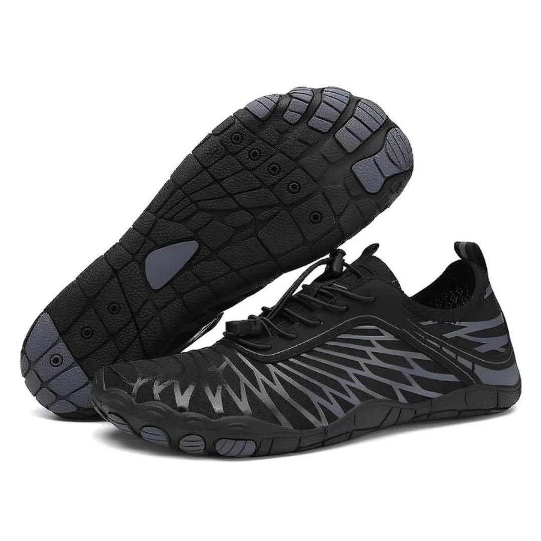 Ortopedyczne buty Barefoot - VitalStride-Czarny-Szary-36-Trend Polska