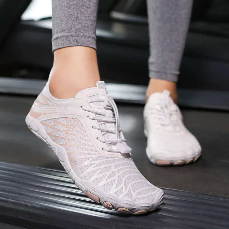 Ortopedyczne buty Barefoot - VitalStride-Biało-Różowy-36-Trend Polska