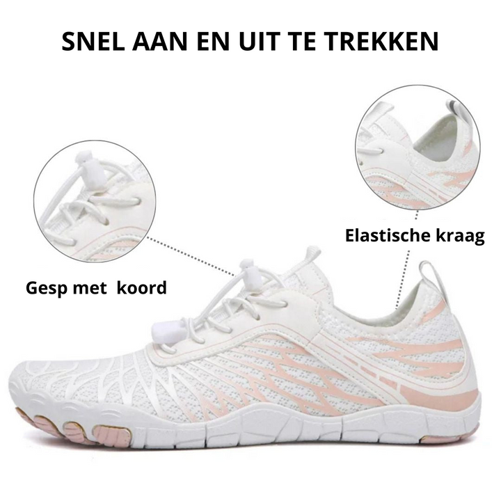 Ortopedyczne buty Barefoot - VitalStride-Biało-Różowy-36-Trend Polska