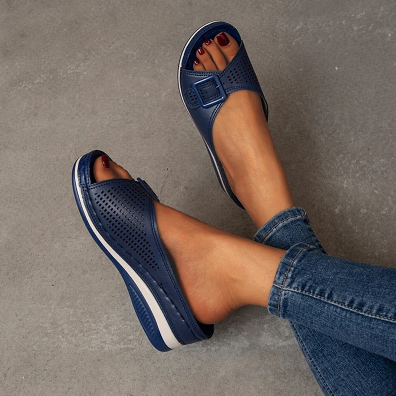 Ortopedyczne buty komfortowe dla kobiet – Lorena-Czarny-35-Trend Polska