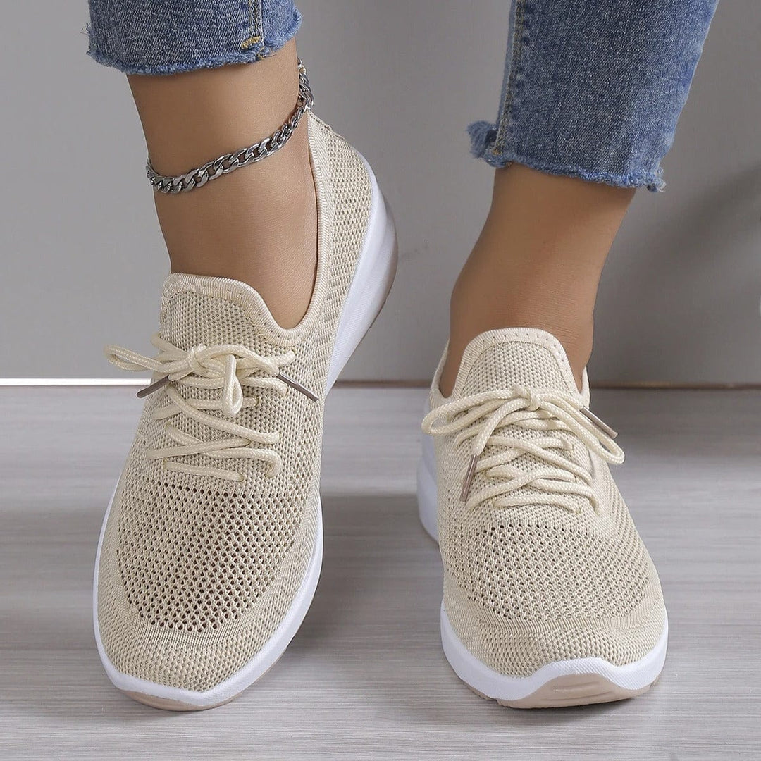 Ortopedyczne buty komfortowe z podparciem łuku dla kobiet – Alessa-Beżowy-35-Trend Polska