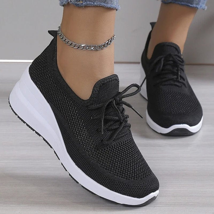 Ortopedyczne buty komfortowe z podparciem łuku dla kobiet – Alessa-Czarny-35-Trend Polska