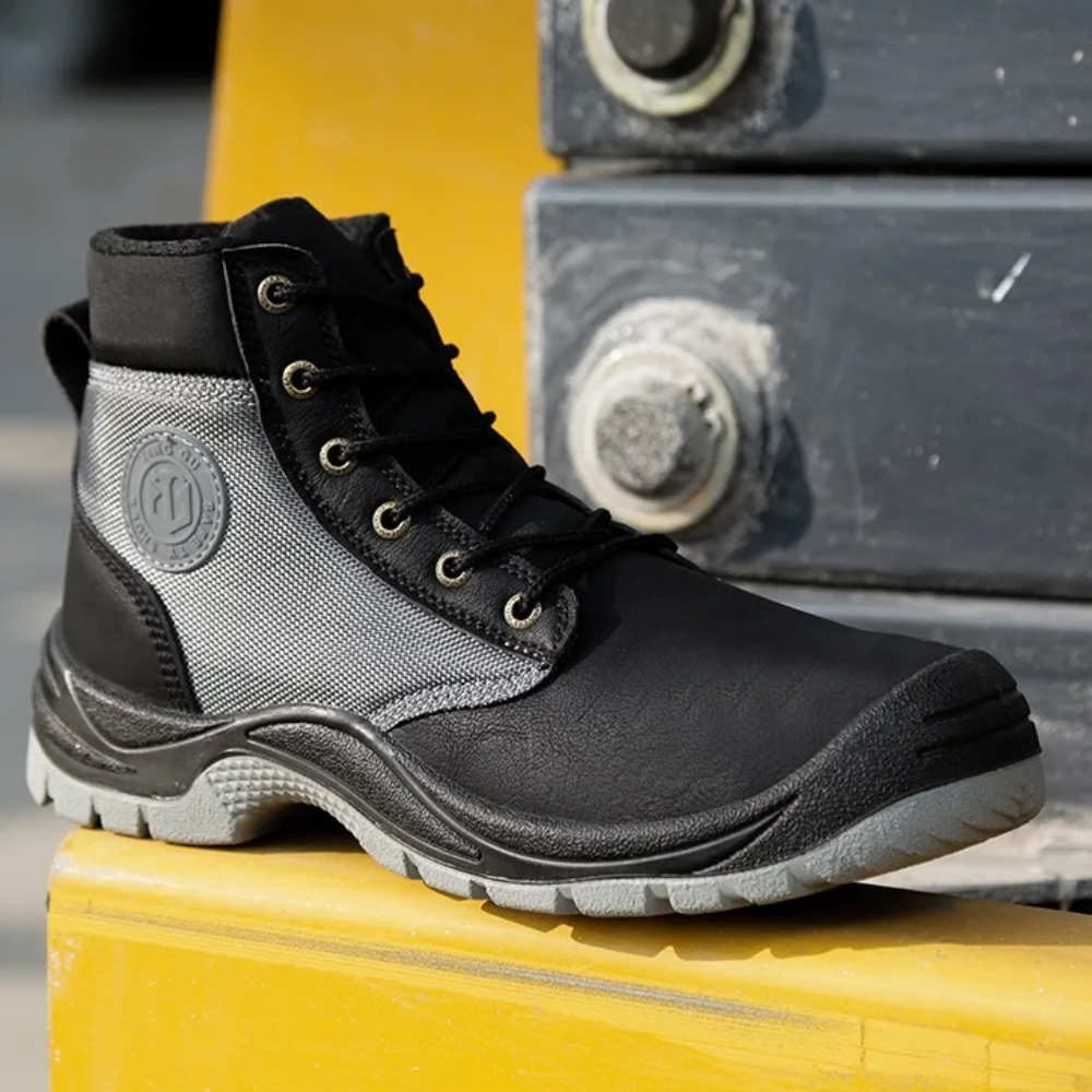 Ortopedyczne buty ochronne ze stalowym noskiem - SafeStep Pro-39-Brązowy-Trend Polska
