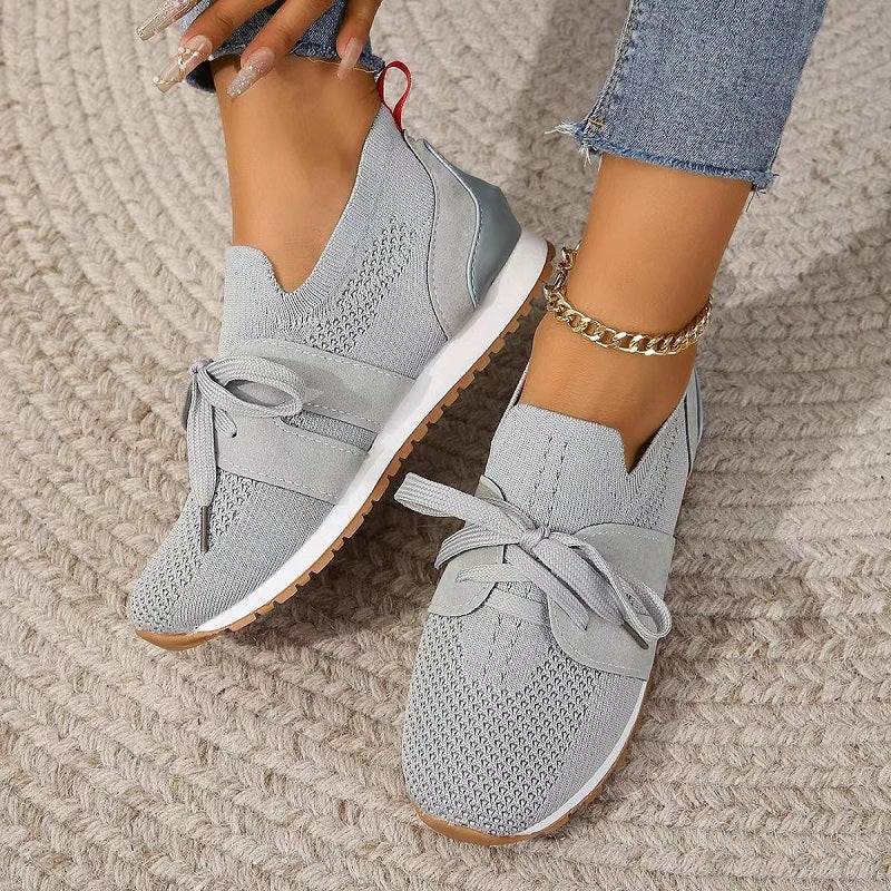 Ortopedyczne damskie buty komfortowe na obcasie - Selena-Szary-35-Trend Polska