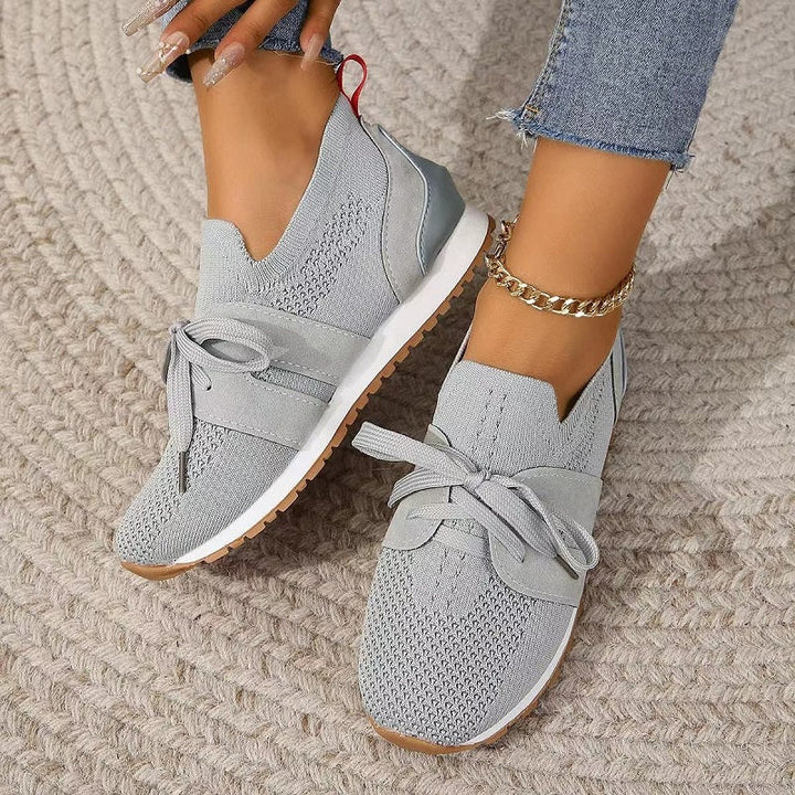 Ortopedyczne damskie buty komfortowe na obcasie - Selena-Szary-35-Trend Polska