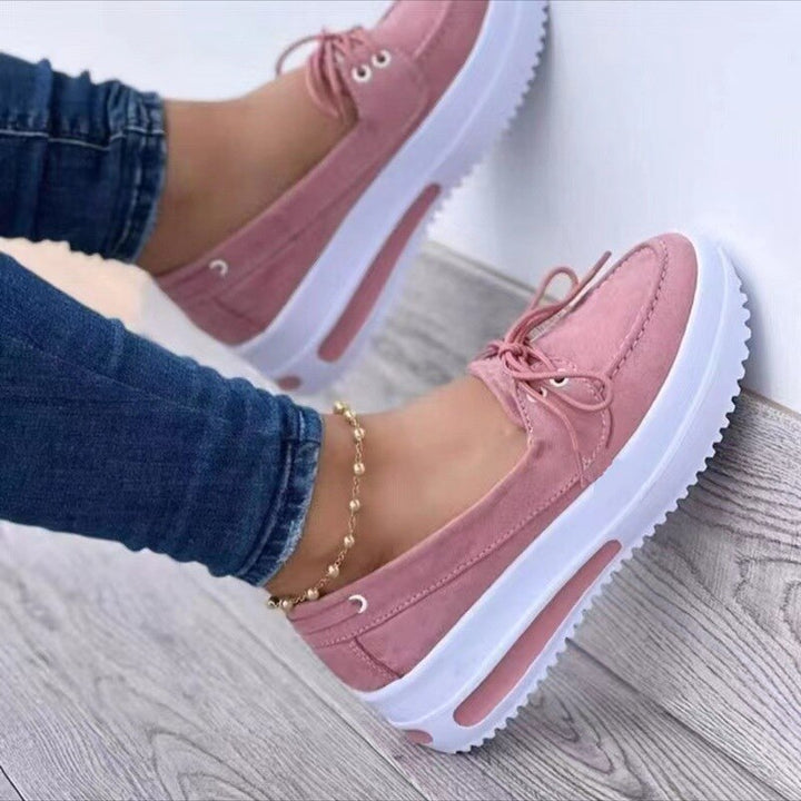 Ortopedyczne damskie espadryle z poduszką powietrzną – Malina-Różowy-35-Trend Polska